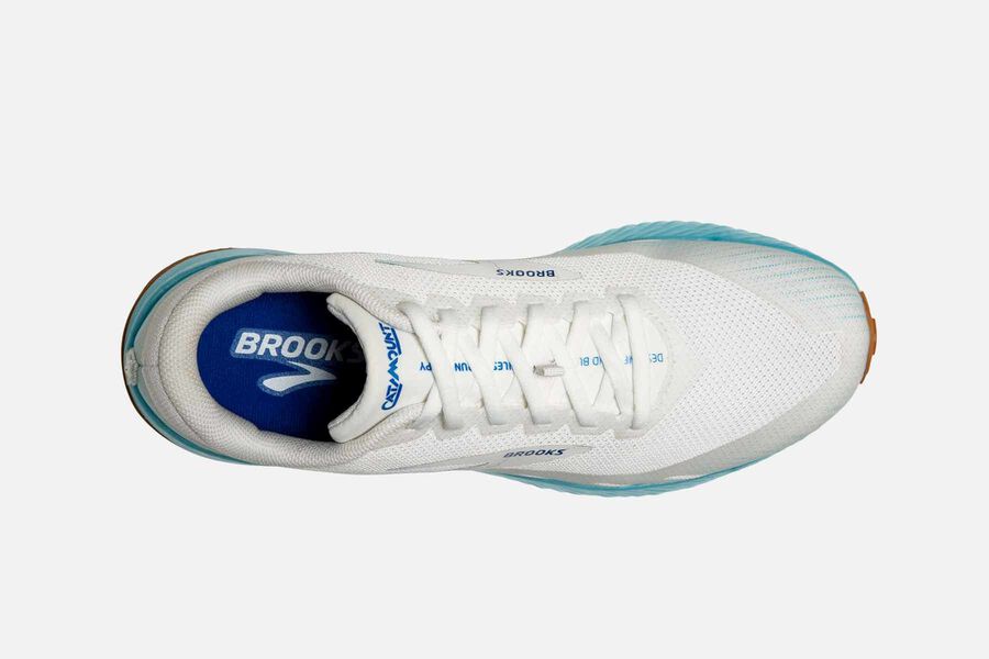 Brooks Catamount Trail Running Shoes Womens - White/Blue - IBYVL-7812